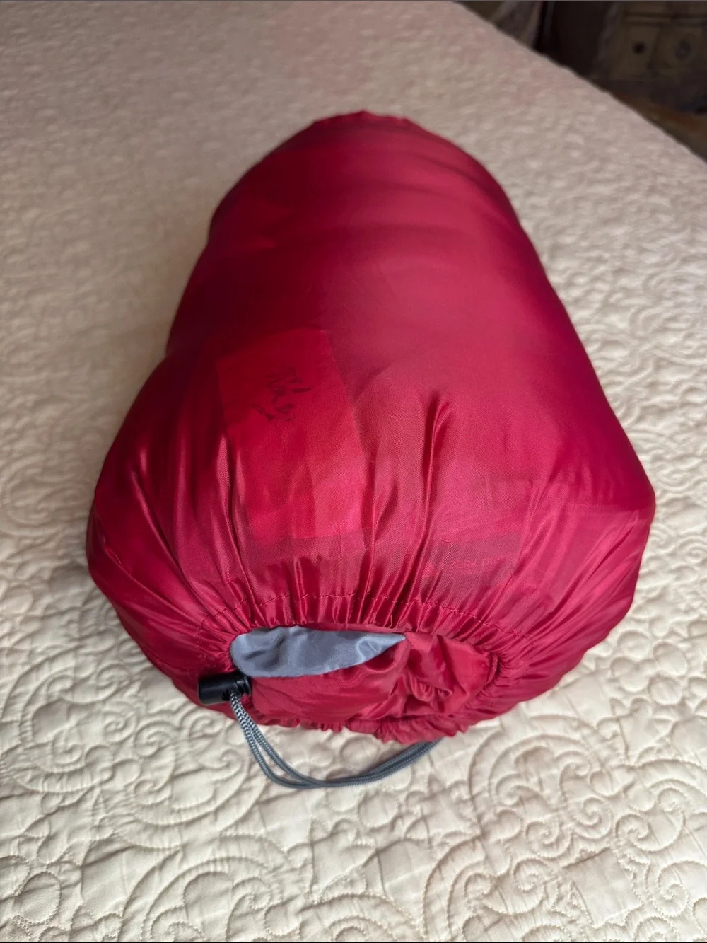 Ozark Trail Red and White Warm-Weather Sleeping Bag